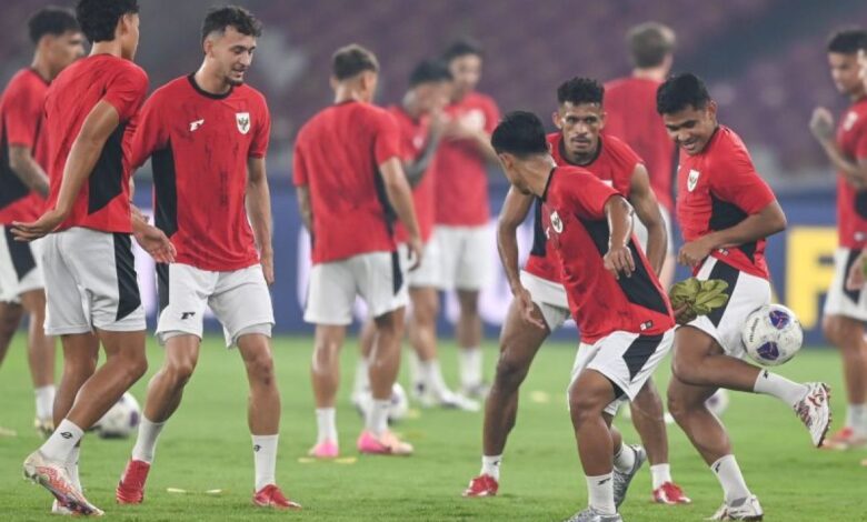 Jadwal kemudian link streaming laga Timnas Indonesia vs China