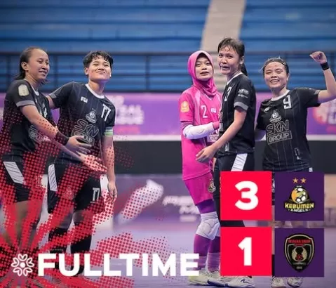 Turnamen Futsal Profesional Putri 2025: Kebumen United Angels Berhasil melawan Muara Enim United dengan Poin 3-1