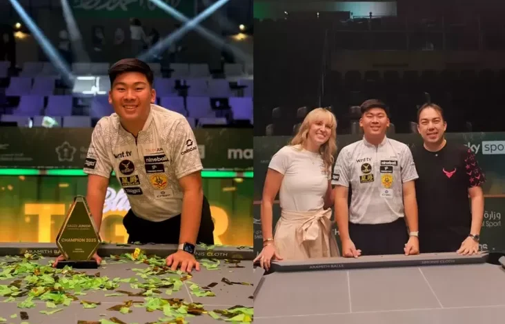 Luar Biasa! Harumkan Nama Indonesia, Albert Januarta Raih Gelar Juara Planet Biliar Junior 2025