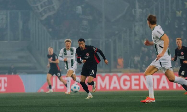 Frankfurt bermain imbang 1-1 pada tempat markas Moenchengladbach
