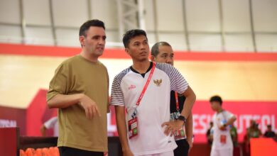 FFI tunjuk Amril Daulay sebagai asisten instruktur Souto di dalam area timnas futsal