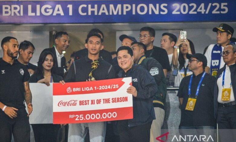 PSSI Awards 2025 digelar, voting rakyat dibuka 18 Agustus