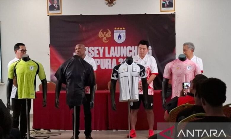 Persipura luncurkan jersei baru untuk Championship musim 2025/2026