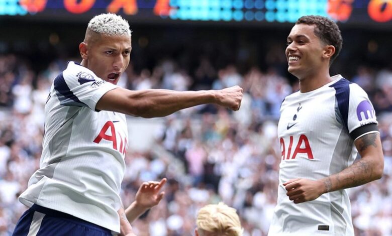 Dua gol Richarlison bawa Tottenham atasi Burnley