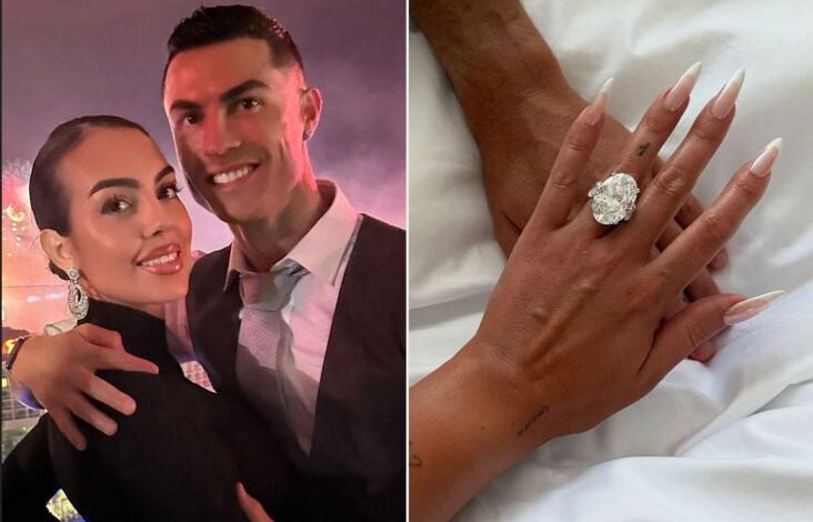 Georgina Rodriguez Pamer Cincin Berlian, Sinyal Bakal Dinikahi Cristiano Ronaldo?