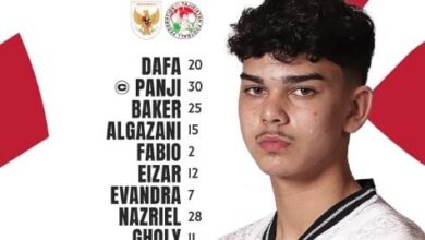 Daftar Pemain Timnas Indonesia U-17 vs Tajikistan pada Piala Kemerdekaan 2025
