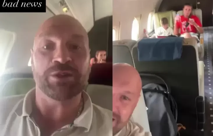 Detik-detik Pesawat Tyson Fury Putar Balik ke Bandara usai Takeoff: Mengerikan!