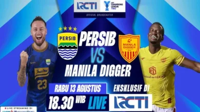 Kualifikasi AFC Champions League Two 2025/2026, Persib vs Manila Digger Live pada tempat RCTI