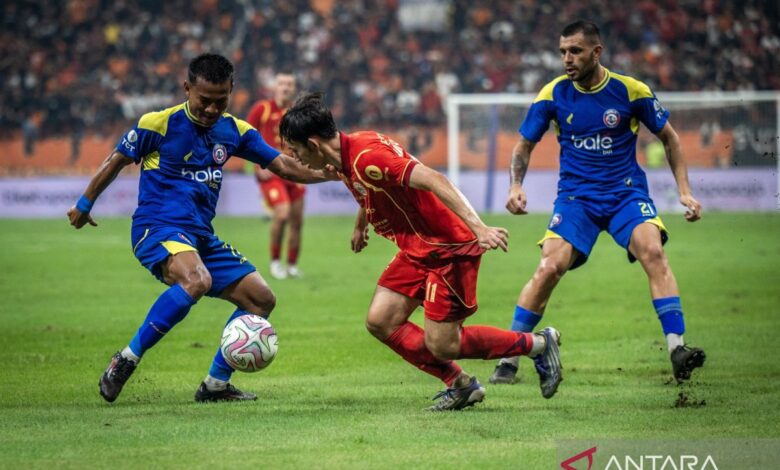 Jadwal lengkap Arema di dalam tempat Super League musim 2025/2026