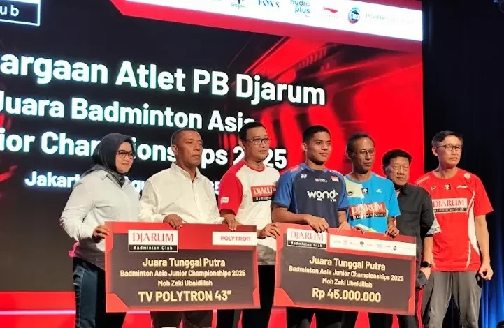 Moh Zaki Ubaidillah Juara Asia Junior Championships (AJC) 2025, PB Djarum Berikan Bonus