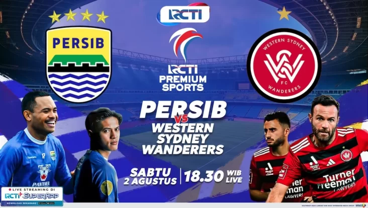 RCTI Premium Sports: Menguji Skuad Baru, Persib Bandung Tantang Western Sydney Wanderers!