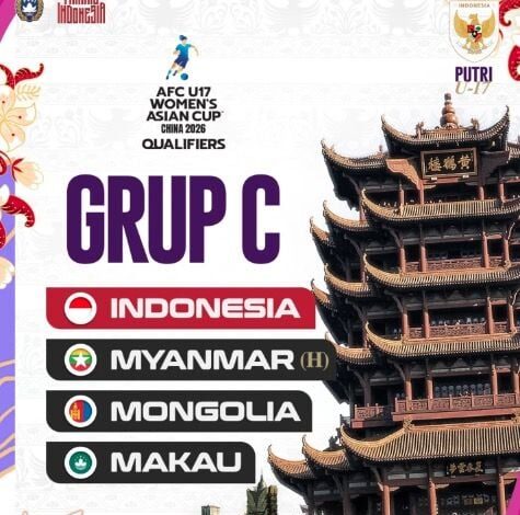 Timnas Putri Indonesia U-17 Masuk Grup C Kualifikasi Piala Asia 2026: Hapus Luka di area tempat Bali