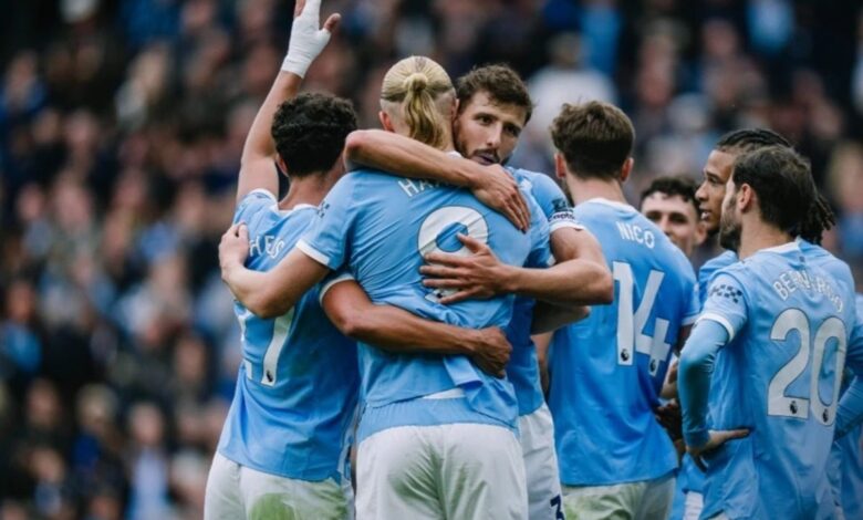 Haaland dua gol, Manchester City menang telak 5-1 berperang melawan Burnley