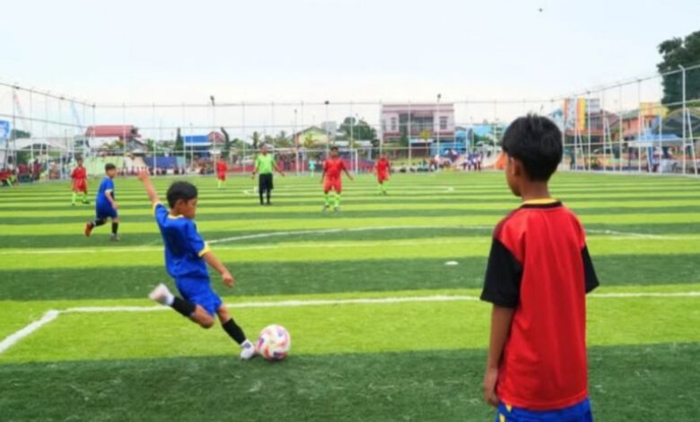 Begini cara sewa lapangan mini soccer ke Taman Manunggal Bogor