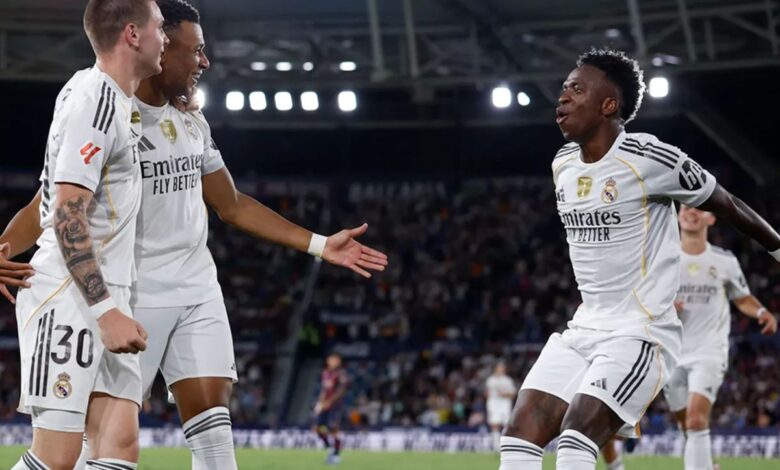 Hajar Levante 4-1, Real Madrid masih sempurna