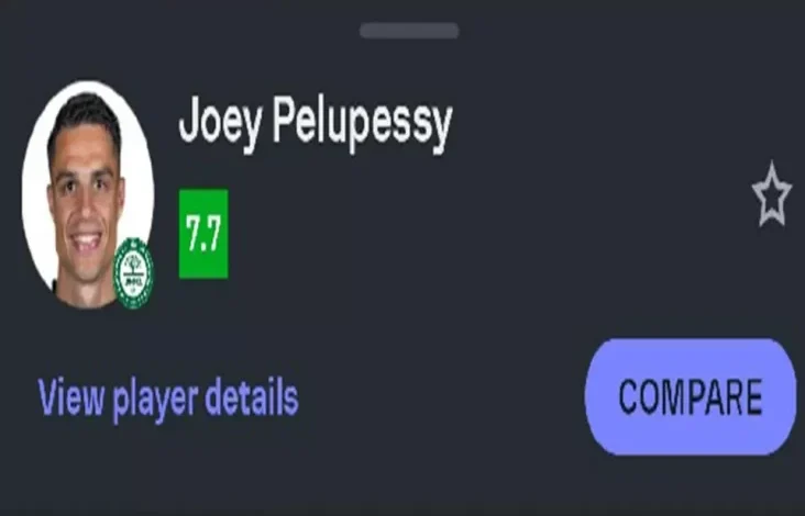 Statistik Joey Pelupessy: Rating 7,7 dan juga juga Gol Pertama