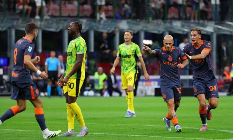 Inter Milan raih kemenangan 2-1 berhadapan dengan Sassuolo dalam di Giuseppe Meazza
