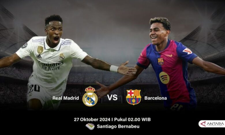 Statistik El Clasico: Real Madrid raih kemenangan terbanyak