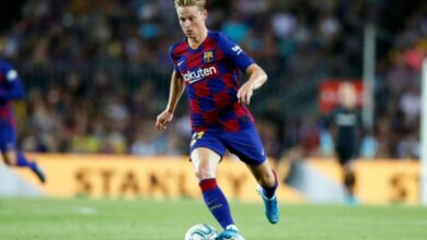 De Jong kemudian Christensen dikabarkan absen latihan jelang El-Clasico