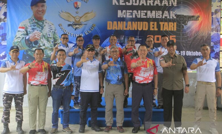 Lanud El Tari peringkat kompetisi lomba menembak untuk menjaring atlet berbakat NTT