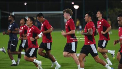 Timnas Indonesi peringkat latihan perdana pada Jeddah