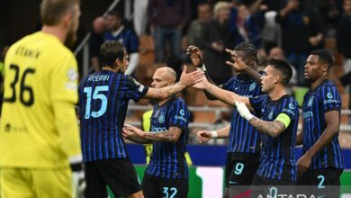 Inter Milan cetak kemenangan telak 3-0 kontra Slavia Praha