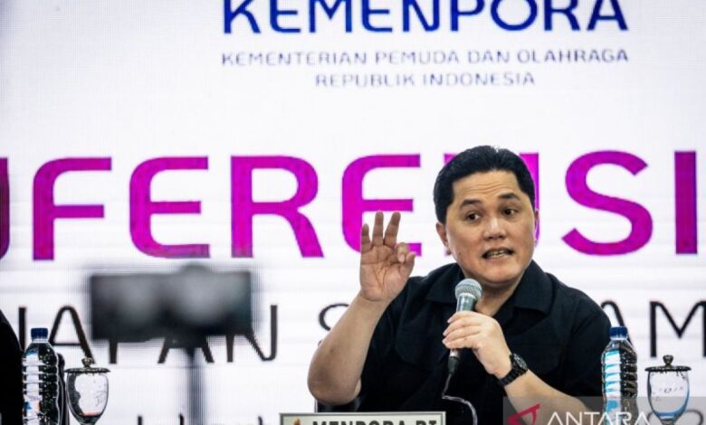 Erick Thohir minta dua hari untuk beri keterang tentang ahli timnas
