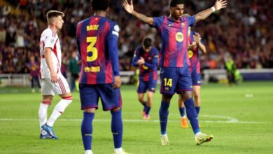 Hattrick Fermin Lopez warnai kemenangan Barcelona berhadapan dengan Olympiacos