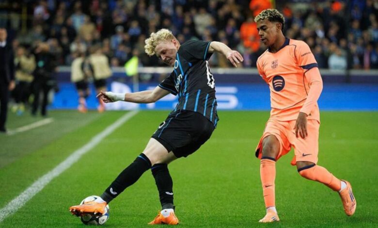 Barcelona nyaris terjungkal pada drama enam gol di dalam stadion Brugge