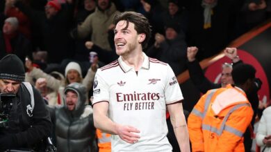 Cetak dua gol, Declan Rice digadang-gadang gelandang terbaik pada bumi
