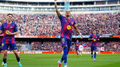 Raphinha cetak tiga gol, Barcelona bantai Sevilla 5-2